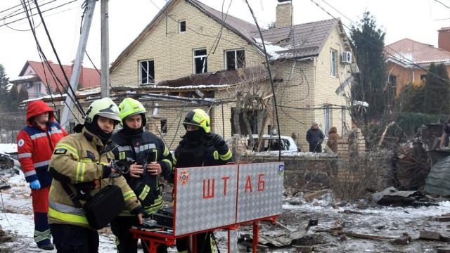 Ataque reciente sobre Kiev.