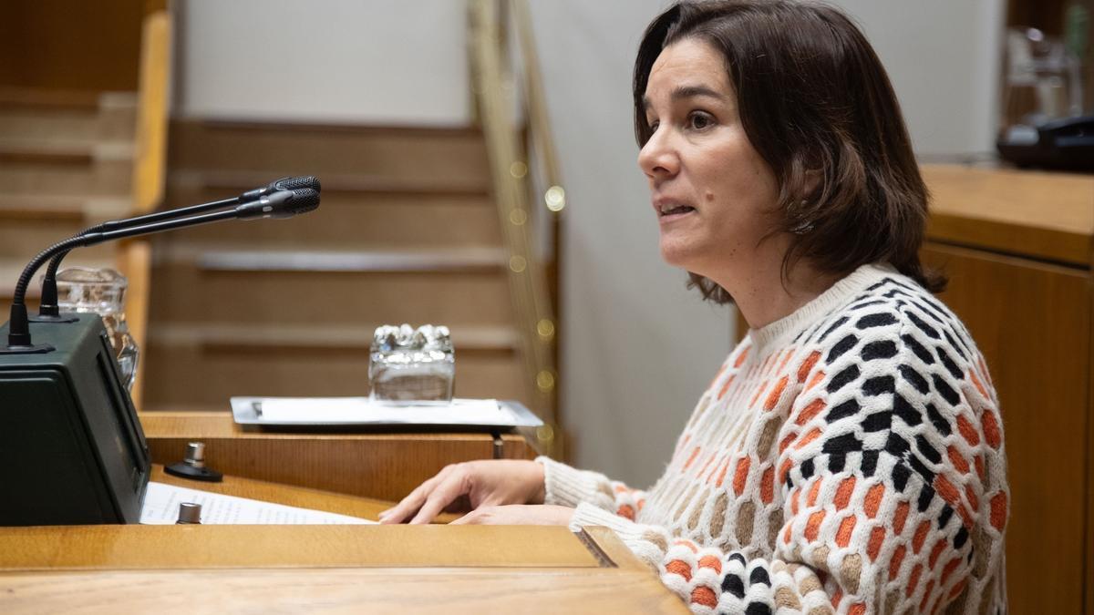 La parlamentaria de EH Bildu Leire Pinedo.
