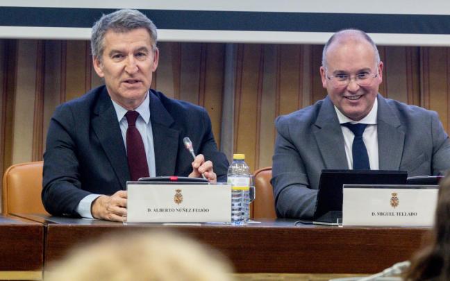 Alberto Núñez Feijóo encargó a su lugarteniente Miguel Tellado que sondease a los socios de Sánchez sobre una posible moción de censura / E.P. Alberto Núñez Feijóo encargó a su lugarteniente Miguel Tellado que sondease a los socios de Sánchez sobre una posible moción de censura