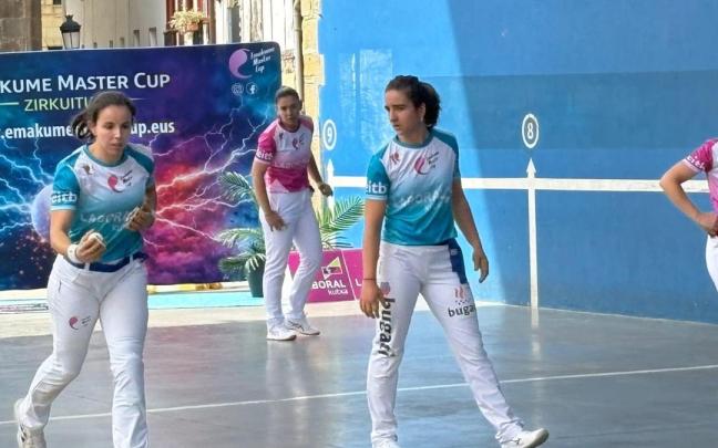 Olatz Arrizabala y Arrillaga se miden a Etxegarai-Gaminde.
