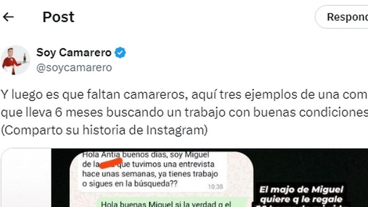 El comienzo del post.