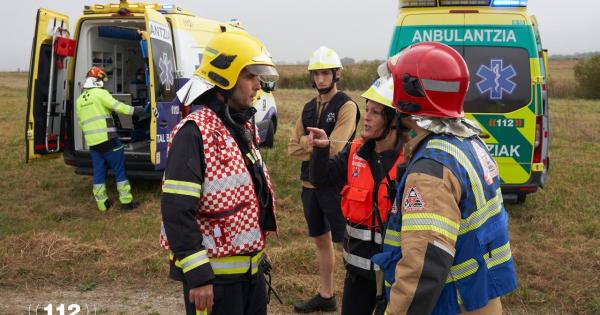 Simulacro de accidente aéreo en el aeropuerto de Foronda. Foto: Departamento de Seguridad del Gobierno Vasco