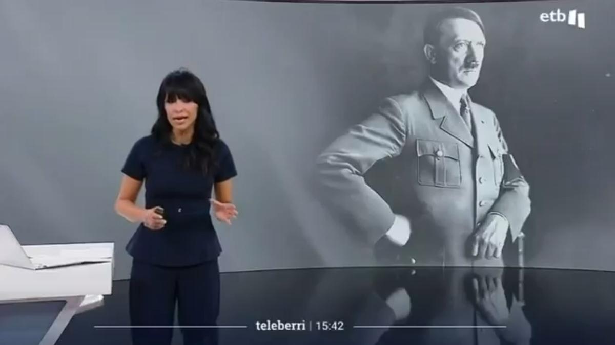 África Baeta, hablando sobre Hitler.