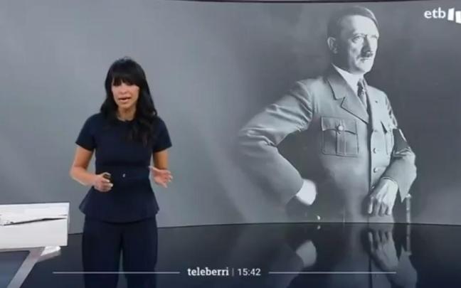 África Baeta, hablando sobre Hitler.