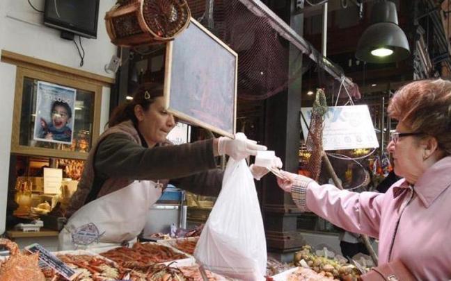 Las ventas del comercio minorista vasco aumentaron.