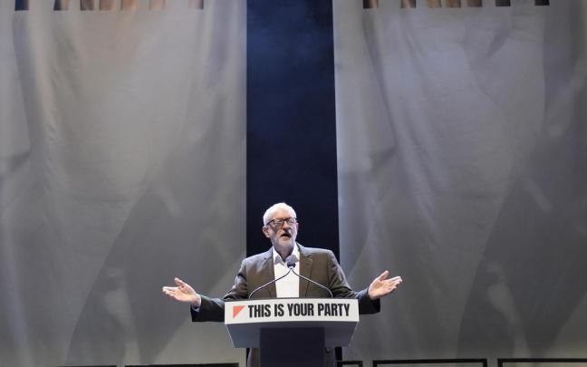 Jeremy Corbyn en el congreso fundacional de 'Your Party'
