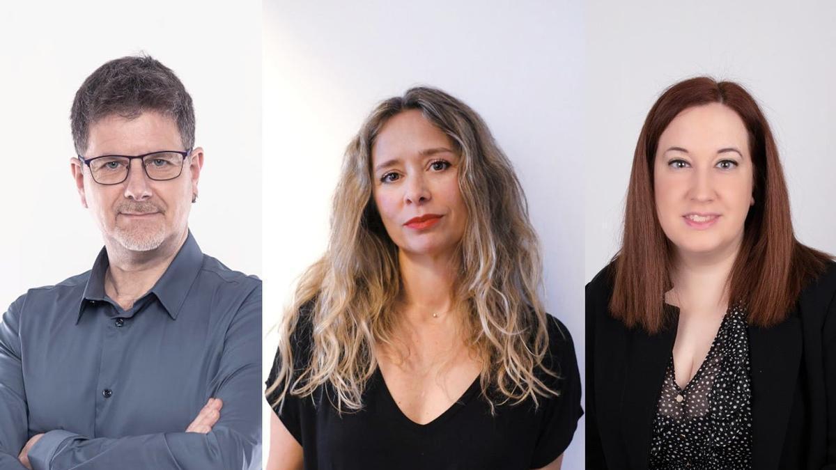 Asier Esparza, María López y Laura Ciordia candidatos de PACMA a las elecciones vascas por Gipuzkoa, Bizkaia y Araba.