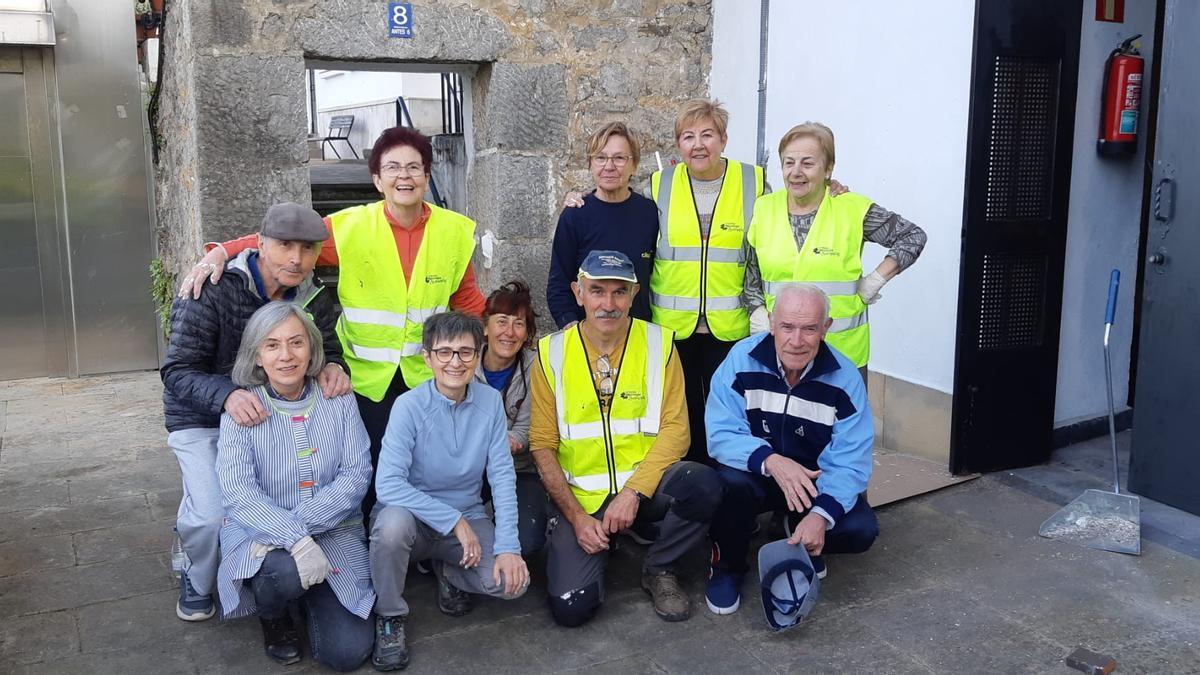 Auzolan de Santa Elena 2024: recuperación de la ermita histórica