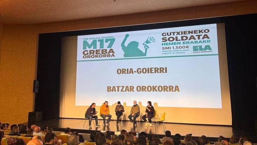 ELA reúne a cerca de 4.000 militantes para impulsar la huelga del 17M.