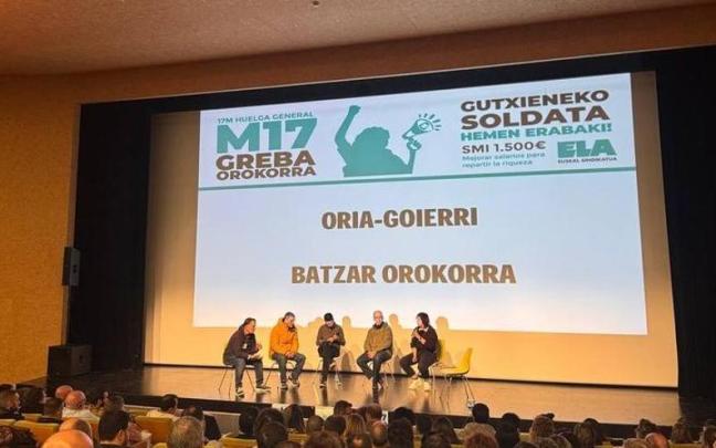 ELA reúne a cerca de 4.000 militantes para impulsar la huelga del 17M.