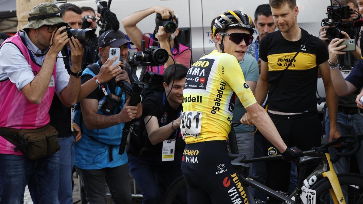 Jonas Vingegaard, tras conquistar la Itzulia.