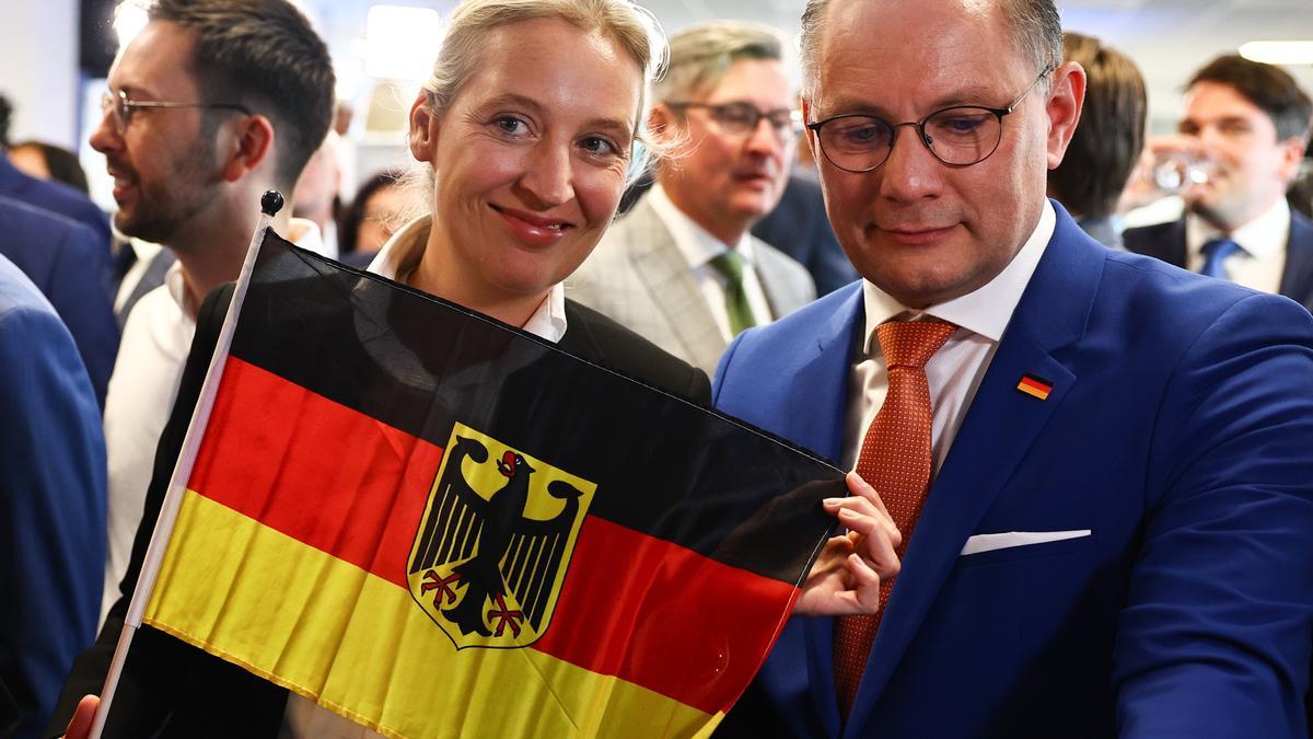 Satisfacción de los lideres de AfD en Alemania. Satisfacción de los lideres de AfD en Alemania.