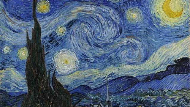 La Noche Estrellada, de Van Gogh.
