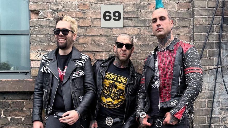 La banda madrileña The Flame 69.