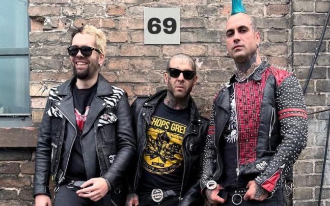 La banda madrileña The Flame 69.