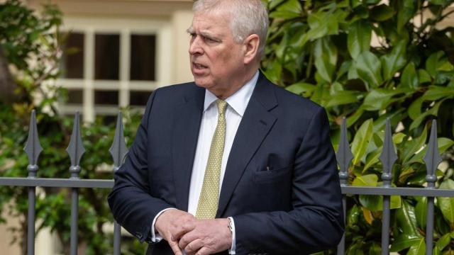 El expríncipe Andrés de Inglaterra