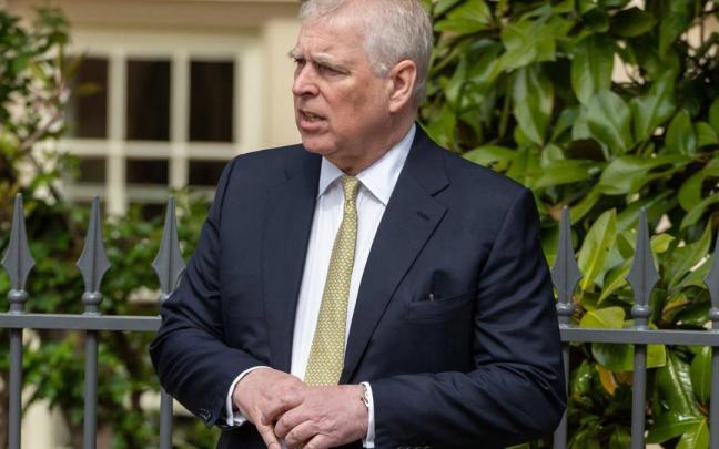 El expríncipe Andrés de Inglaterra