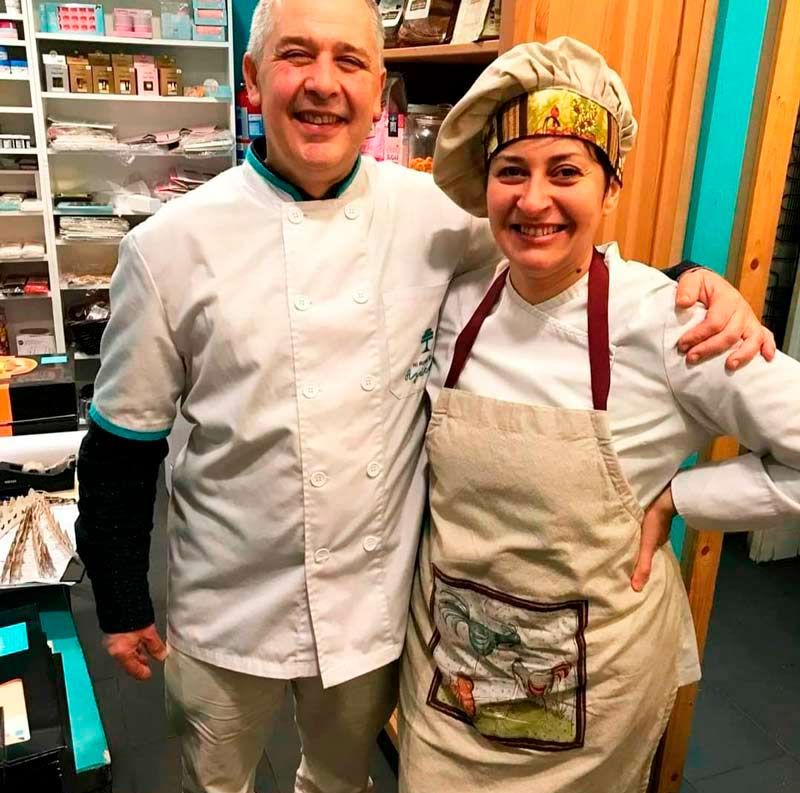 Vivi y Gus, de la pastelería "Mi mundo de Azúcar"