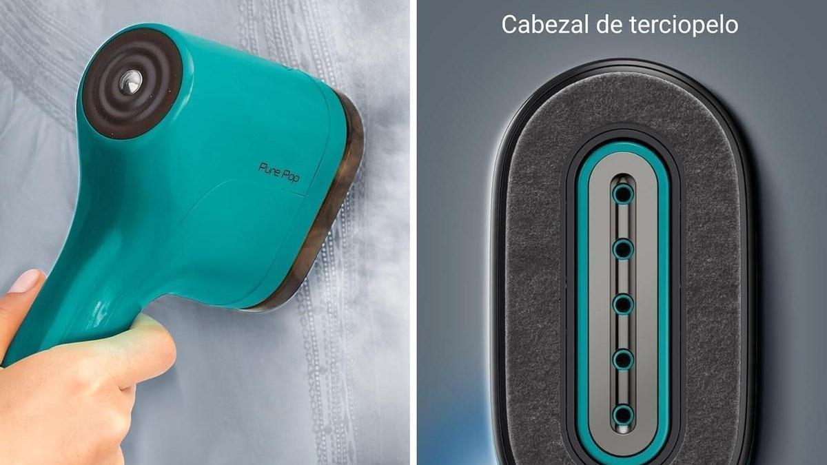 Otra imagen de la plancha de vapor de 1.300 vatios de Rowenta Pure Pop de Amazon