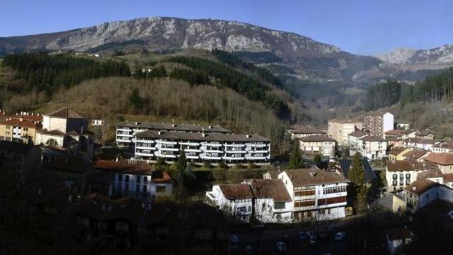 Panorámica de Ibarra, en Aramaio.