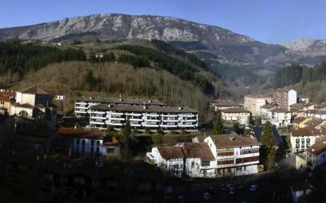 Panorámica de Ibarra, en Aramaio.