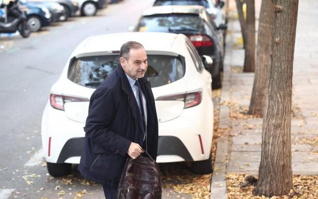 El exministro José Luis Abalos, a su llegada al Tribunal Supremo.