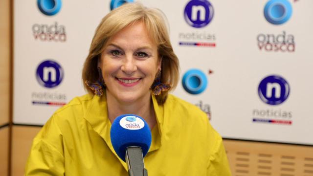 Itxaso Atutxa, durante la entrevista de esta mañana en ONDA VASCA.