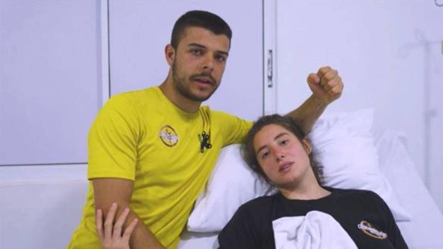 Aritz y Treku se despiden de los Guabanes desde el hospital