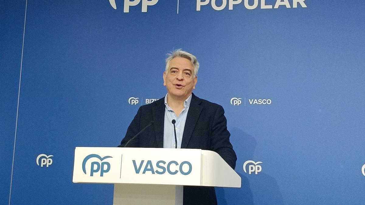 El presidente del PP de la CAV, Javier de Andrés
