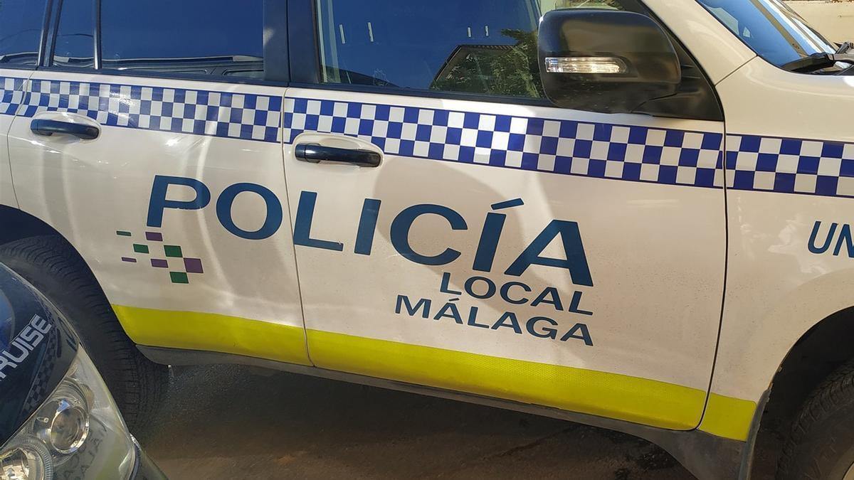 Vehículo de la Policía Local de Málaga.