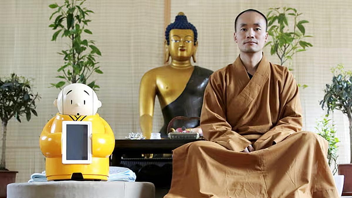 El robot Xian’er está preparado para explicar los principios básicos del budismo.