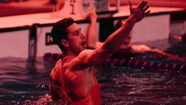 El griego Kristian Gkolomeev celebra su récord en los Juegos Mejorados, lo que le reportó un millón de dólares.