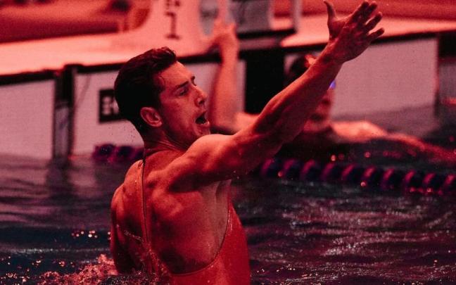El griego Kristian Gkolomeev celebra su récord en los Juegos Mejorados, lo que le reportó un millón de dólares.
