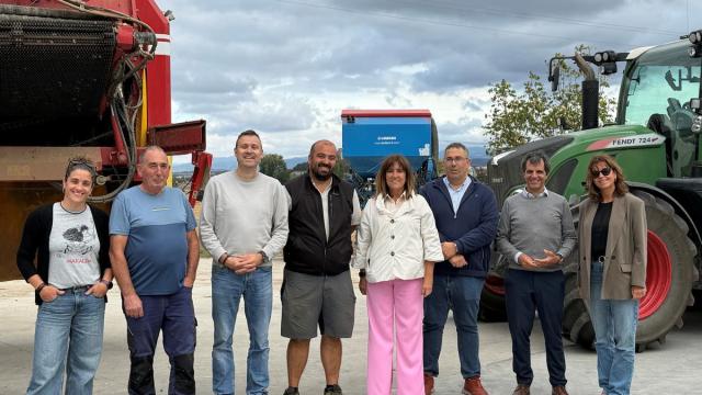 Barredo en las instalaciones de Garlan en Rivabellosa