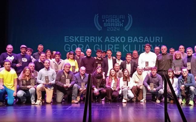 En la gala celebrada en 2025 todos los clubes de Basauri recibieron un reconocimiento