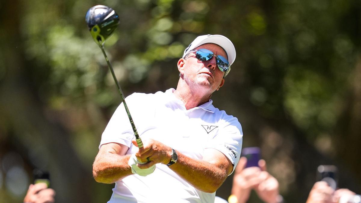 Phil Mickelson, en el LIV Golf, donde en marzo disputó su último torneo.