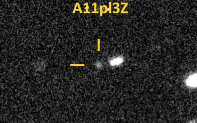 Primera imagen del objeto interestelar A11pl3Z. / NASA Primera imagen del objeto interestelar A11pl3Z.