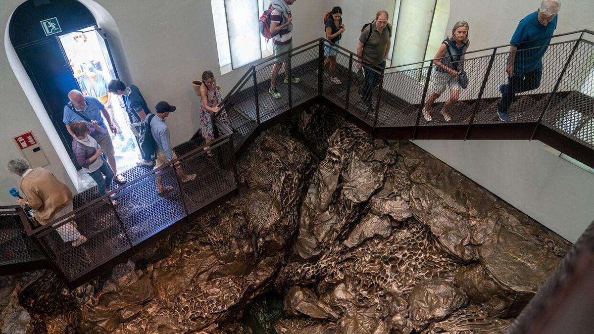 Visitantes en Hondalea el pasado verano.