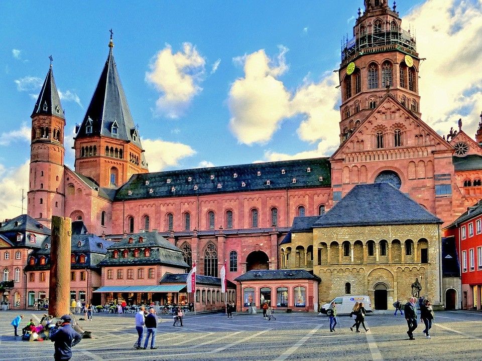 Catedral de Mainz, una parada en este recorrido.