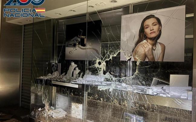 Imagen del establecimiento afectado por el robo en Aldaia