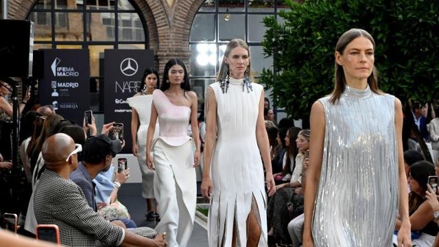 Imagen de un desfile de la última edición de la Mercedes-Benz Fashion Week Madrid.
