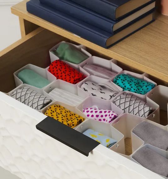 Organizador para los calcetines.