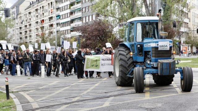 Una protesta anterior de UAGA. Foto: Pilar Barco