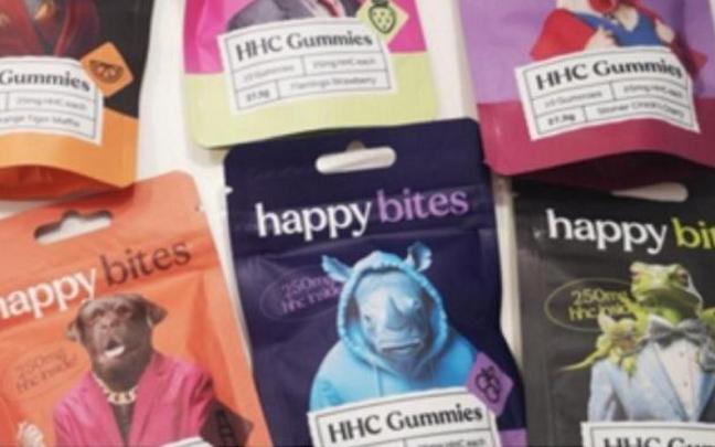 La AESAN alerta de la presencia de cannabinoides en productos de confitería de la marca Happy Bites.