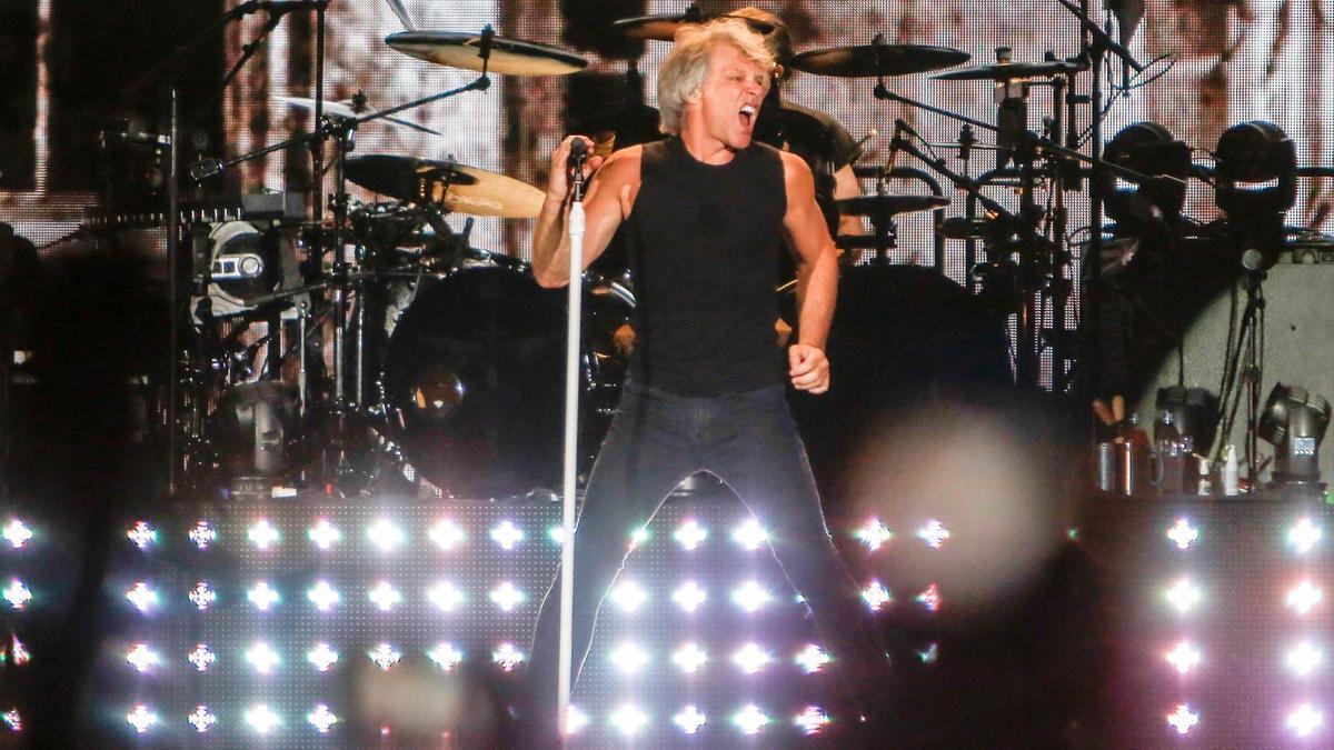 Jon Bon Jovi, durante un concierto.