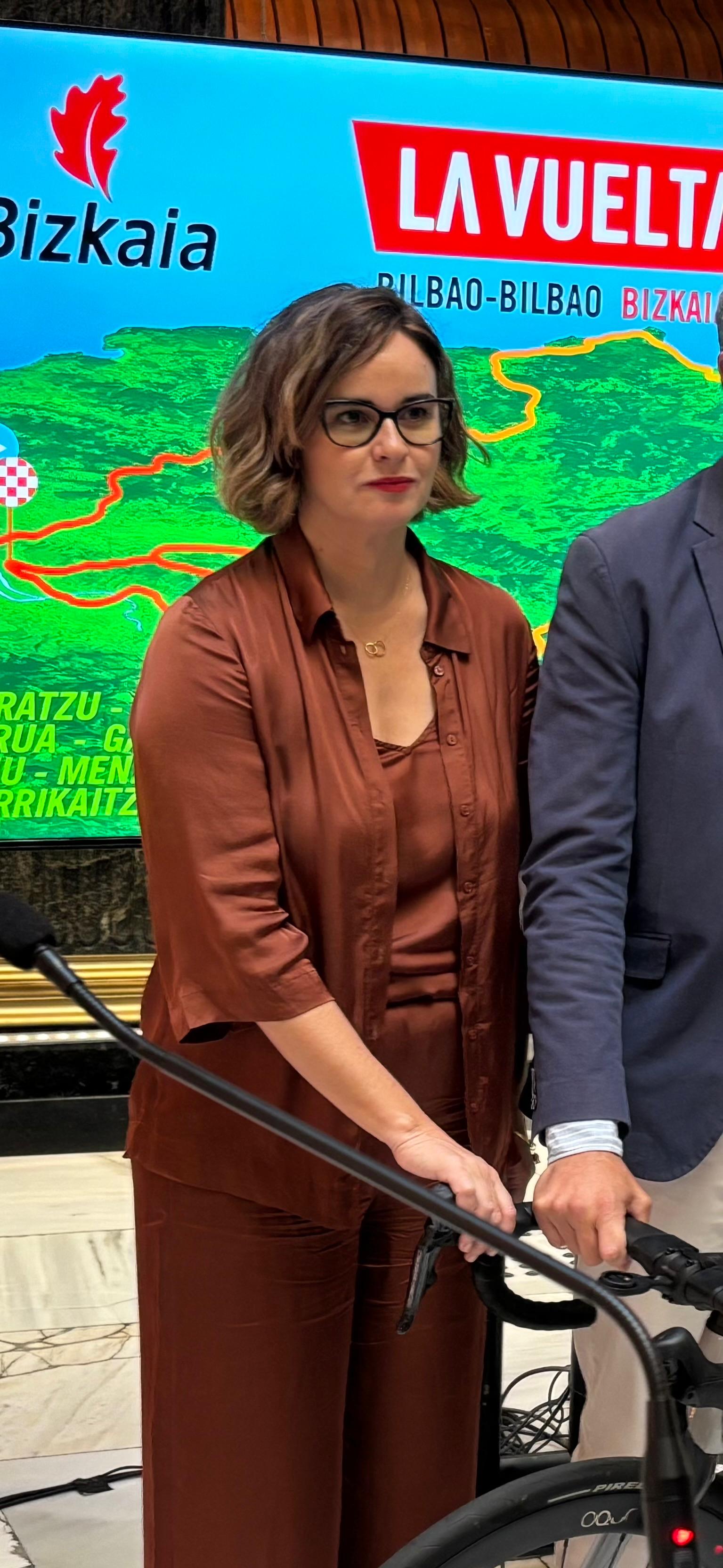 Elixabete Etxanobe, Diputada General de Bizkaia Elixabete Etxanobe, Diputada General de Bizkaia