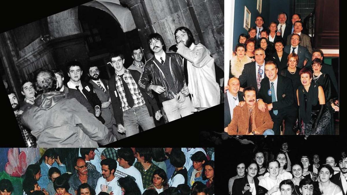 Algunas de las fotos que ilustran el programa festivo del 50 aniversario.