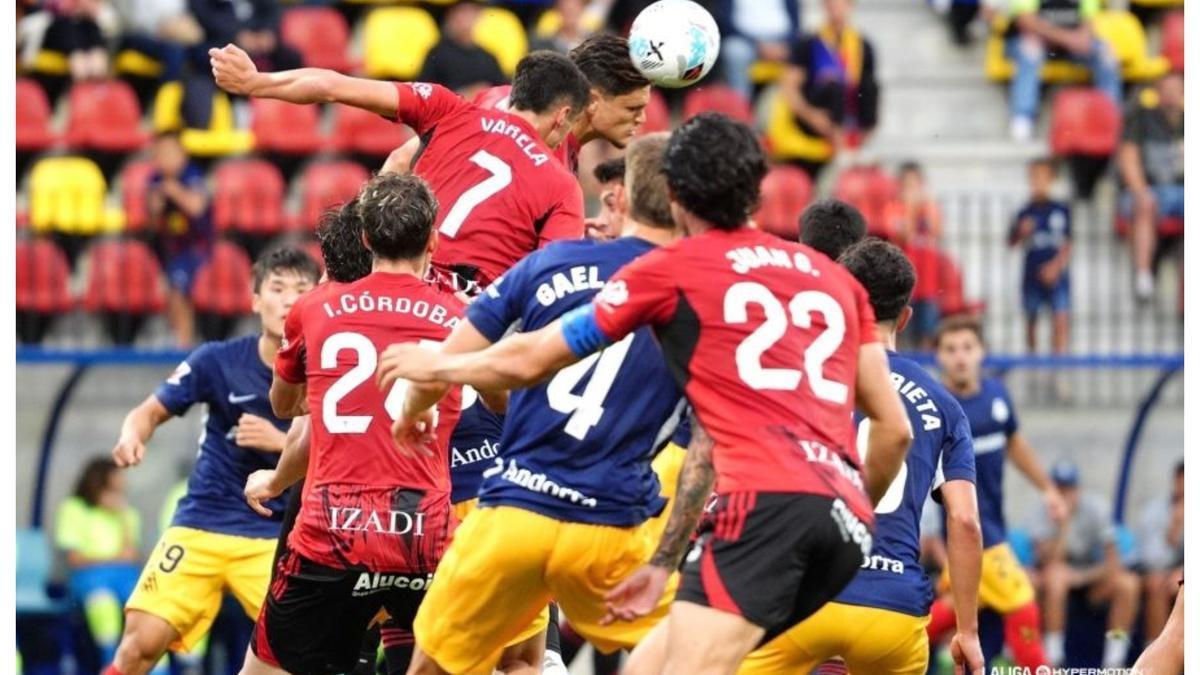 Encuentro entre el Andorra FC y el CD Mirandés