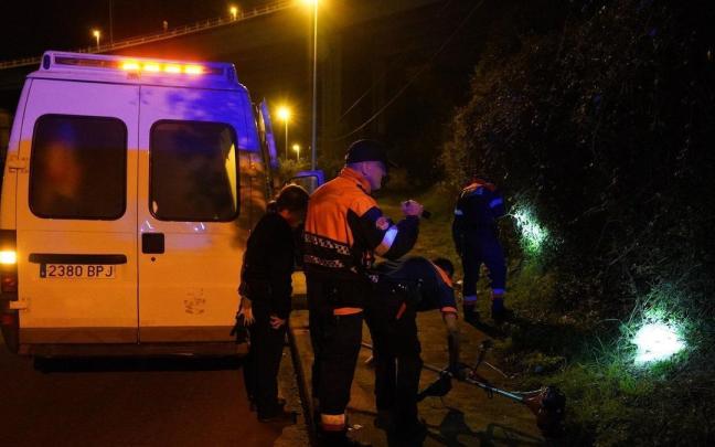 Búsqueda de la pistola sustraída en Barakaldo.