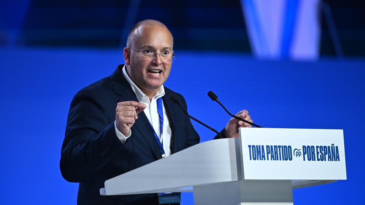 El secretario general del PP, Miguel Tellado